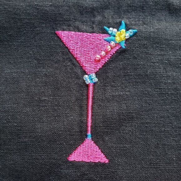 Vintage embroidered jacket cocktails - Picture 10 of 15
